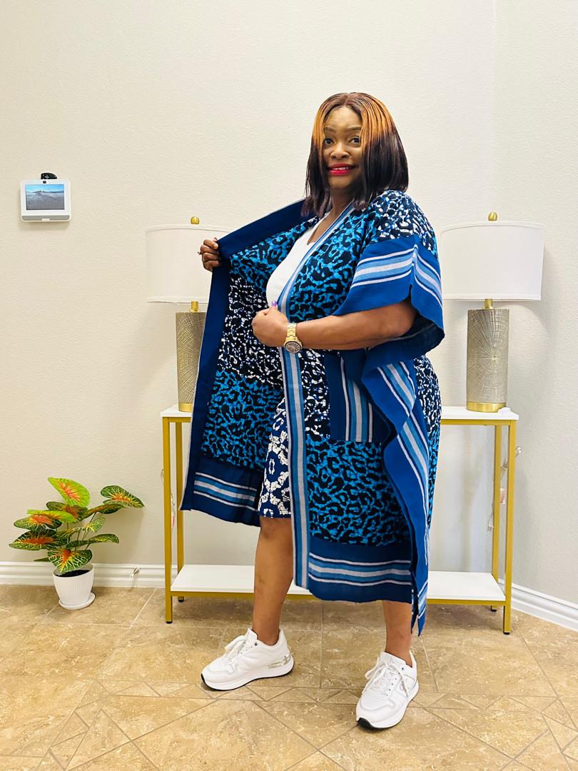Blue gaze Kimono - K-25-014