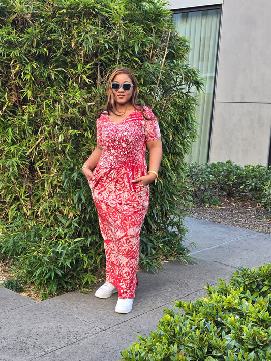 Peach Egbaland Dress