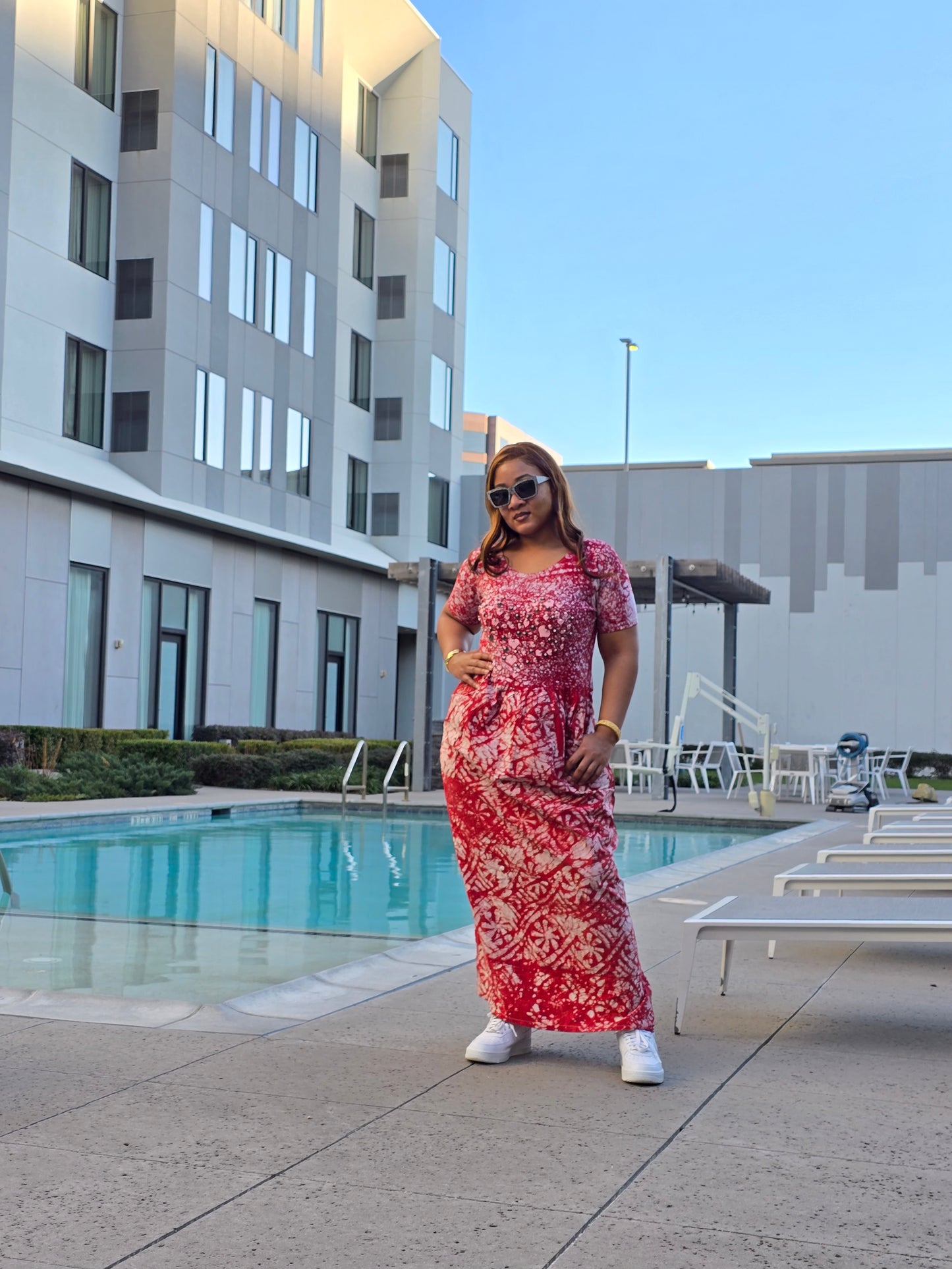 Peach Egbaland Dress